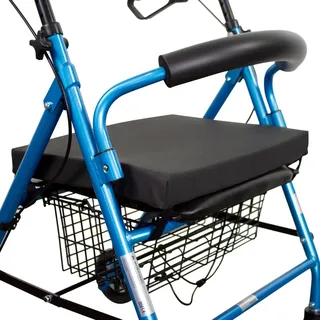 Mobiclinic®, Anti-dekubitus-kissen rollatoren, Europäische marke, Kompatibel mit den meisten, Viskoelastisches kissen für, Waschbarer bezug, Haltungspolster, Klettverschluss