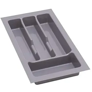 lusfera Besteckkasten für Schubladen 30 cm – Schubladen Organizer mit Fächeraufteilung – Hochwertiger Schubladen Organizer Küche für Mehr Ordnung – Anpassbar und leicht zu reinigen - 230x430mm Silber