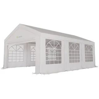 Juskys Partyzelt 6 x 4 m Weiß