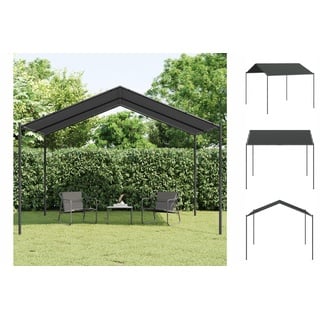 vidaXL Gartenpavillon Anthrazit 4x4 m Stahl und Stoff