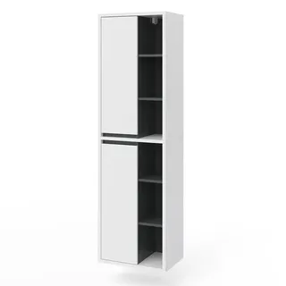 Vicco Badschrank Viola Weiß 50 x 170 cm, Model 33911 - Weiß