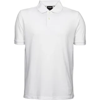 Tee Jays 1400 | Herren Heavy Poloshirt - bis 60 °C waschbar - Farbe: White - Größe: 4XL - Weiß