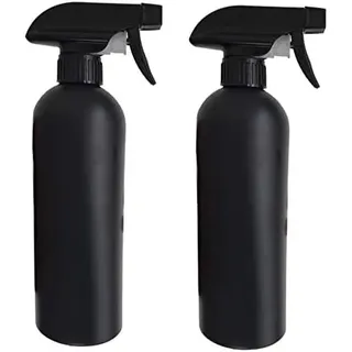 PEPAXON Sprühflasche Schwarz 500ml 4pcs für Haar/Reinigungslösungen/ätherische Öle/Pflanzen (Schwarz)