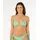 Bikini-Top Damen Gelb/Grün 2XS