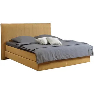 hülsta Boxspringbett , Terracotta , Kunststoff , H2 + H3 , 7-Zonen , Höhe ca. 19 cm , 180x200 cm , Schlafzimmer, Betten, Doppelbetten