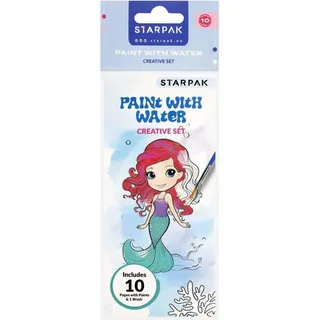 Kreatives Farbset mit Wasser