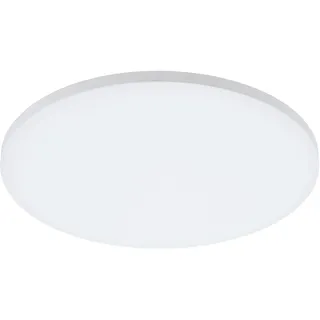 EGLO connect LED Deckenleuchte Turcona-C, 1 flammige Deckenlampe aus Stahl, Aluminium und Kunststoff in Weiß, mit Fernbedienung, Farbtemperaturwechsel (warm, neutral, kalt), RGB, dimmbar, Ø 45 cm