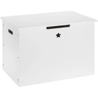Navaris Aufbewahrungsbox Spielzeugtruhe 60 x 38 x 42 cm 1-tlg. weiß
