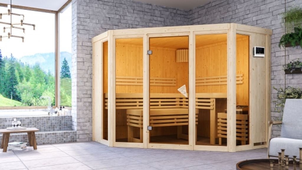 Bild von Sauna Alcinda 2 mit Ofen externe Steuerung