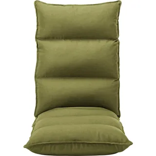 vidaXL Bodenstuhl Faltbar Grün Stoff - Grün