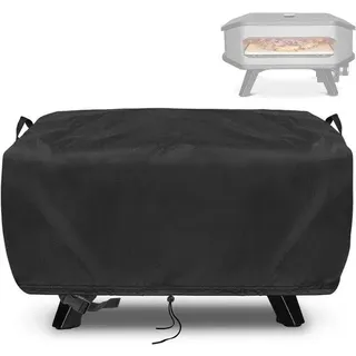 XXL Gas-Pizzaofen-Hülle, wasserdicht, 17 Zoll, schwarz, 500D Oxford-Stoff - Schwarz