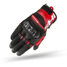 SHIMA X-BREEZE 2 RED, Sommer Herren Mesh Kurze Motorradhandschuhe (Rot, XL)