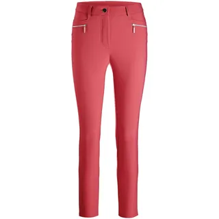 GOLDNER Stretch-Hose »Kurzgröße Lange Schlupfhose BELLA«, rot,