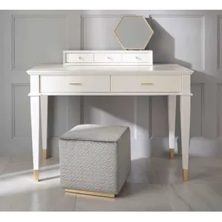 Schminktisch Konsolentisch Konsole Tisch Luxus Holz Schlafzimmer Weiß Modern - Weiß