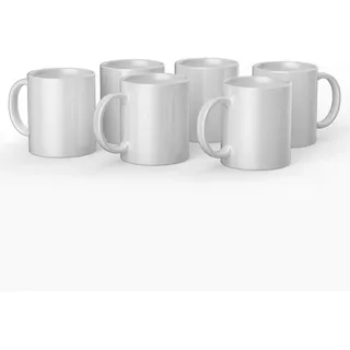 Cricut Kaffeetasse 0,34 l Weiß 6 St.