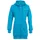 Damen Lange Kuschelige Hoodie-jacke J006 Mit 2-wege-zipper Kapuzenpullover Sky-blue XXL EU
