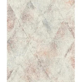Rasch Textil Vliestapete Tapetenwechsel II 10 m x 0,53 m 507362 Rot/beige
