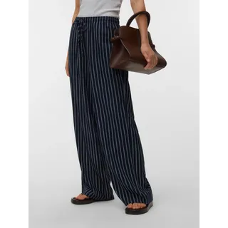 Vero Moda Vmrosie Mw Wide Pant Noos Schlupfhose Blau/Weiß M 38