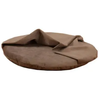 Haustierkissen , Taupe , Textil , Uni , Füllung: Polyester , 43x20x43 cm , Bezug abnehmbar und waschbar, weich gepolstert, besonders weich , Freizeit & Co, Tierbedarf, Tierzubehör