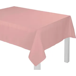 Adam Tischdecke "Uni Collection" aus 100% Bio-Baumwolle, rosa