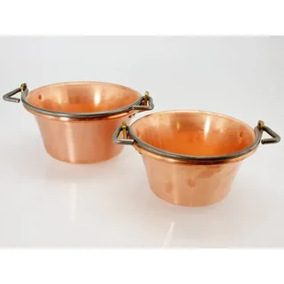 Großer Kessel Kupfer Mit Griff Bogenleuchte Von CM 24