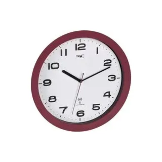 TFA Dostmann 60.3554.06 Funk Wanduhr 50 mm x 320 mm Blau Leisegang-Uhrwerk