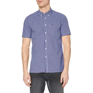 Merc London Herren Regular Fit Smoking Hemd, Gr. X-large, Blau - Bleu (Royale Blue)