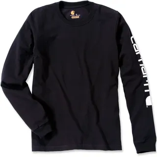 CARHARTT Logo Langarm-t-shirt schwarz L