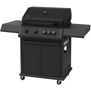 tepro 4+1 Brenner Gasgrill Riverbank – 4 Brenner Gasgrill mit Infrarot Keramik Seitenbrenner