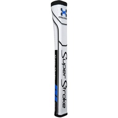 SuperStroke Traxion Pistol GT 2.0 Golf Putter Grip, Unisex-Erwachsene, Traxion Pistol GT 2.0 Golf Putter Grip - Black/Blue/White, schwarz/weiß/blau
