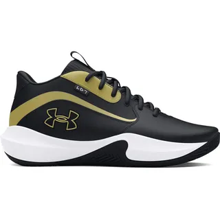 Under Armour Lockdown 7 Basketballschuhe 001 black/black/metallic gold 43