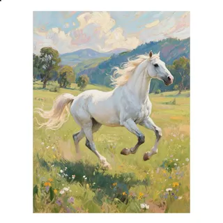 JISHSHAY Diamond Painting Steine Rund Pferd Diamant Painting Runde Steine Tiere Diamant Malerei Pferd Diamantmalerei Tiere Diamaond Malerei Basteln Erwachsene Mosaik Bastelset Erwachsene 40×50cm