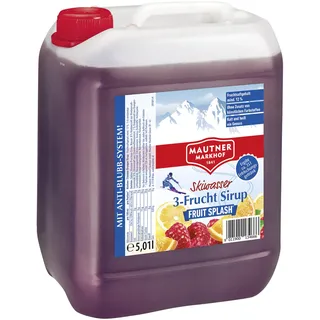 Mautner Markhof Skiwasser Himbeeren, Zitronen und Orangen Sirup, 5 L