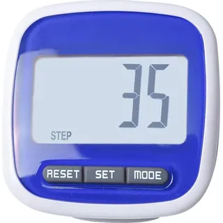 Einfacher Schrittzähler LCD Dispaly 3D Walking Step Counter Running Passometer mit Clip (blau)