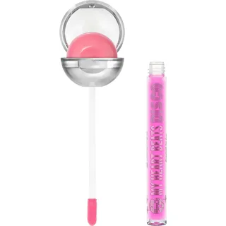 Essence MY HEART BEATS DISCO discoball lip duo, Lipgloss, Nr. 01, Pink, pflegend, glänzend, transluzent, vegan, ohne Parabene, Nanopartikel frei, glutenfrei, 1er Pack (9g)