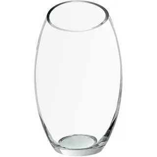 DRW Tischvase, Glas, transparent, 16 x 16 x 30 cm