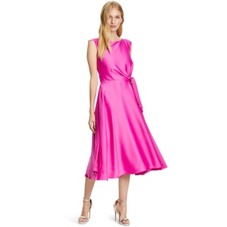 Vera Mont Damen Cocktailkleid mit Bindegürtel, Purple Pink 45271, 38