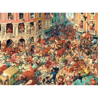 Castorland Puzzle Art Collection: Der Stierlauf in Pampeluna CASTORLAND (300648)
