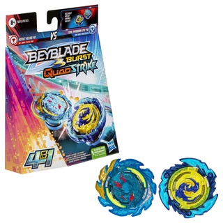 Beyblade Burst QuadStrike Komet Helios H8 und Tidal Pandora Epic P8 Kreisel Doppelpack, Battle Kreisel Spielzeug