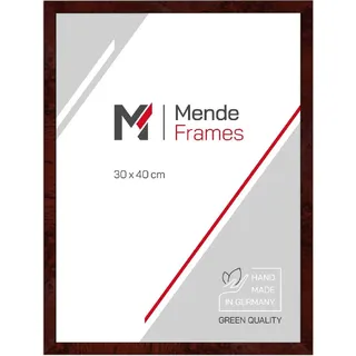 MendeFrames H14B Holzrahmen Wurzeldekor dunkel 30x45 cm Museumsglas