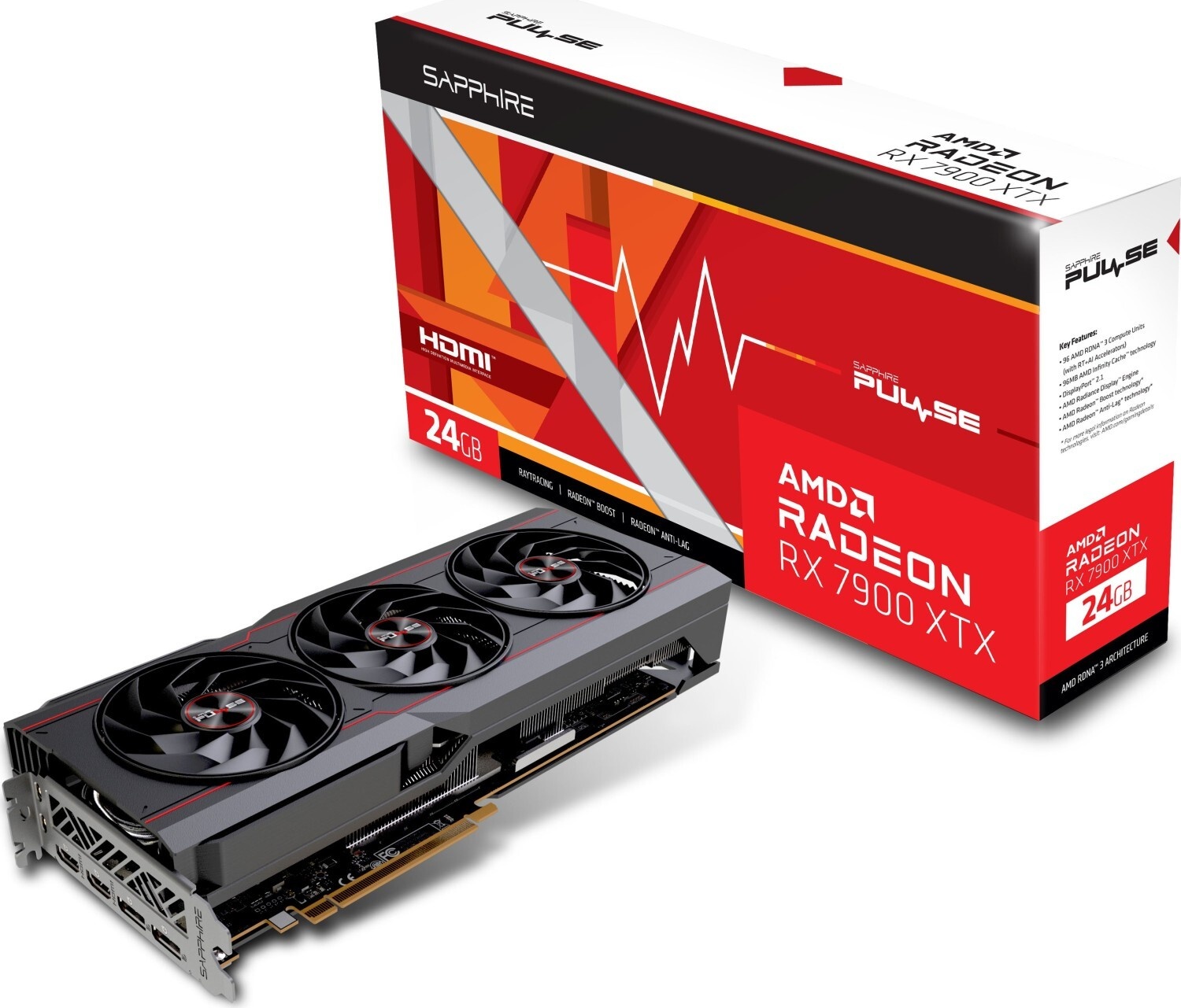 Bild von Pulse Radeon RX 7900 XTX 24 GB GDDR6 11322-02-20G