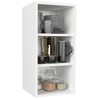 VCM Wandregal 30 x 60 x 29 cm Weiß