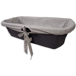 Babyline Cloud Gris – Babybett-Abdeckung, 90 x 40 cm