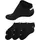 Sneakersocken 6-Paar Schwarz 39-42