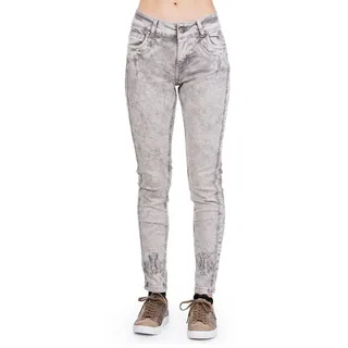 hangOwear Jeanshose HENDRINA Regular Hellgrau 38