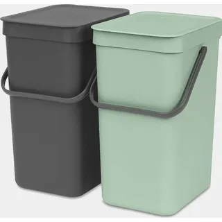 Brabantia Sort & Go 24 l Grau & Grün