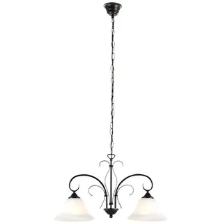GLOBO Lighting 2-flg. 19 cm rund braun