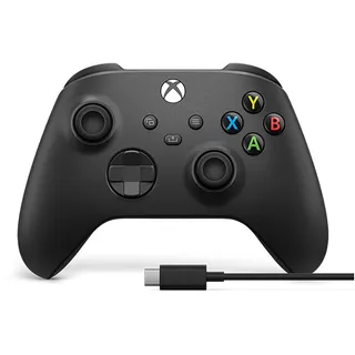 Xbox Wireless Controller carbon black inkl. USB-C Kabel