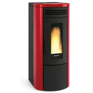 EXTRAFLAME Bodensee Hydro 5.0 Bordeaux Kaminofen Pellet Luftdicht 16KW 1291101
