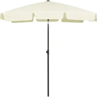 The Living Store Strandschirm Sandgelb 180x120 cm - Gelb